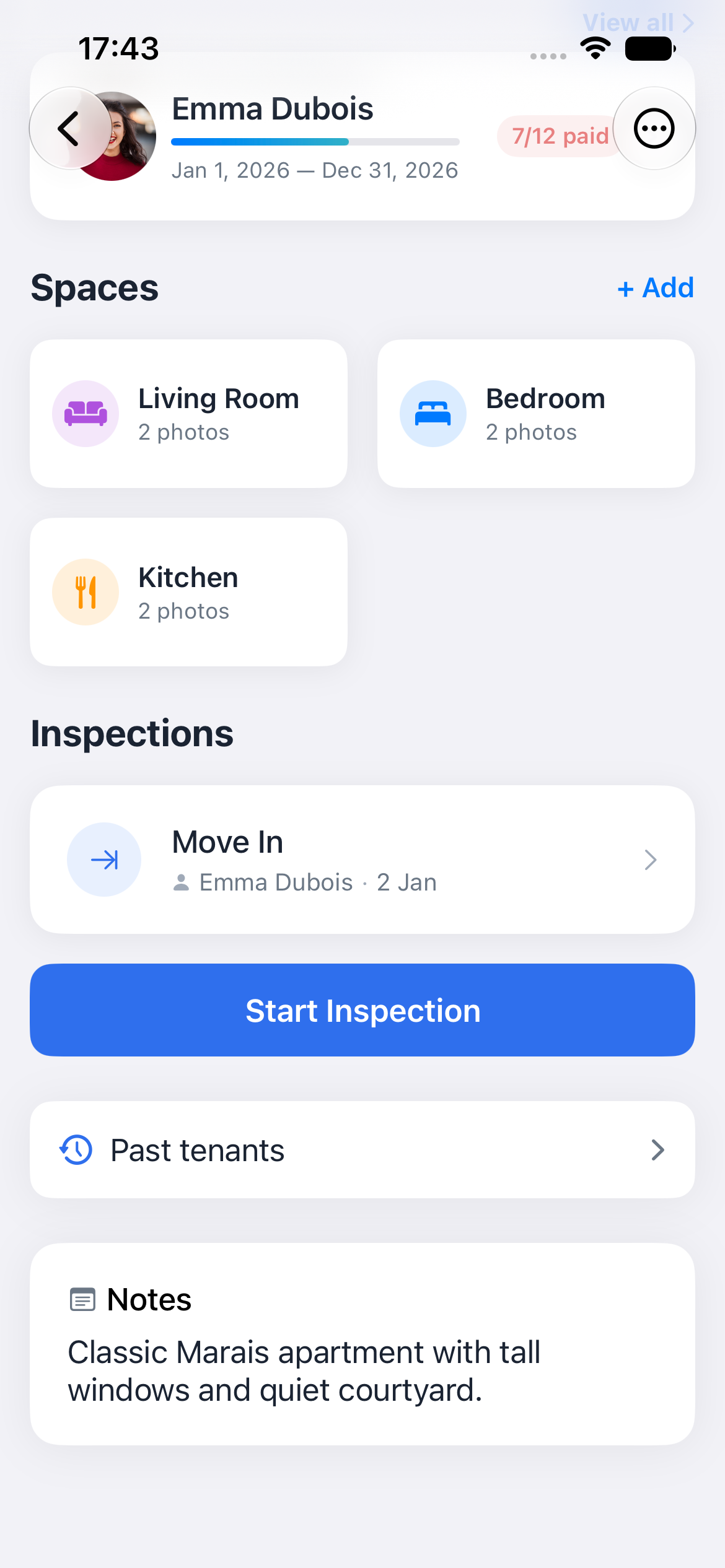 Move-in Inspections